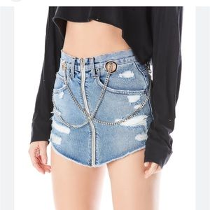 CARMAR Los Angeles denim skirt